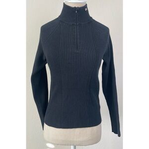 Vintage Ralph Lauren Cropped ¼ Zip Pullover Sweater